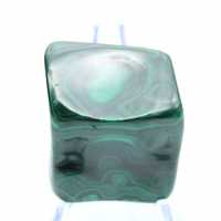 Pierre polie naturelle de malachite