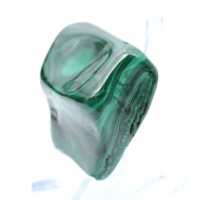 Pierre polie naturelle de malachite