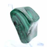 Pierre polie naturelle de malachite