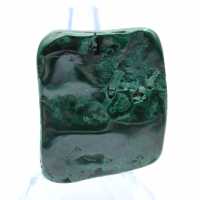 Pierre polie naturelle de malachite