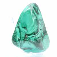 Bloc poli en malachite