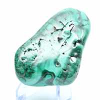 Bloc poli en malachite
