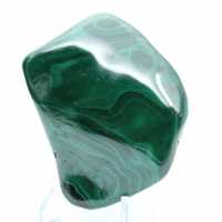 Pierre de malachite polie