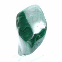 Pierre de malachite polie