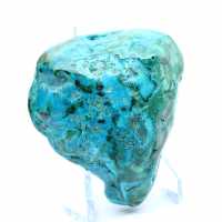 Polished chrysocolla from the Congo collection