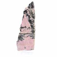 Pierre de Rhodonite naturelle minéral brut et unique