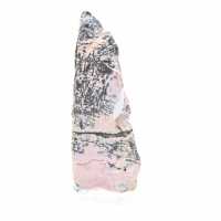 Pierre de Rhodonite naturelle minéral brut et unique