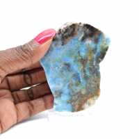 Tranche d’Azurite Malachite pour ornement