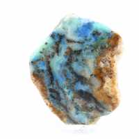 Pierre d’Azurite Malachite en tranche pour collection et création