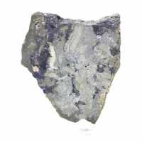 Tranche en pierre de Fluorite Pyrite polie