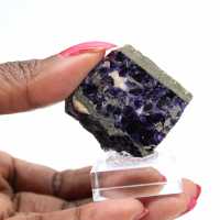 Tranche de Fluorite Pyrite authentique pour décoration