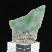 Tranche d’Aragonite verte pour collection de minéraux