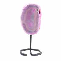 Agate teintée de rose