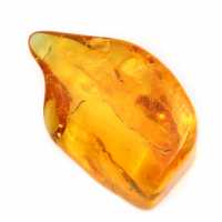 Piedra pequeña de ámbar amarillo – Resina fósil coleccionable