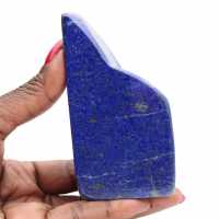 Ornement lapis-lazuli bleu poli Afghanistan