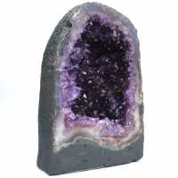 Grande géode d’améthyste du Brésil pour décoration intérieure et collection