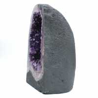 Grande géode d’améthyste du Brésil pour décoration intérieure et collection