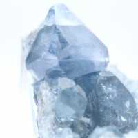 Blauwe celestien mineraalstuk uit Madagaskar