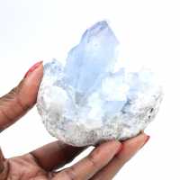 Zeldzame blauwe celestiengeode uit Madagaskar