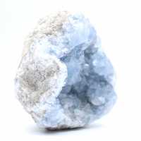 Decoratieve blauwe celestiengeode uit Madagaskar