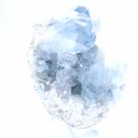 Gekristalliseerde blauwe celestien uit Madagaskar