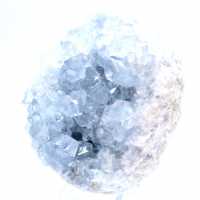 Blauwe celestiet geode Madagaskar uniek stuk