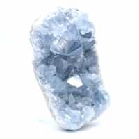 Blauwe celestiet mineraal geode Madagaskar