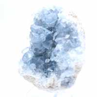 Hoogwaardige Madagaskar blauwe celestiet geode
