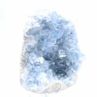 Hoogwaardige Madagaskar blauwe celestiet geode