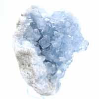 Authentieke Madagascar Blauwe Celestiet Geode