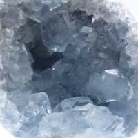 Géode de célestite bleue Madagascar unique
