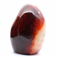 Carnelian Polished Decorative Ornament - Large Authentic Natural Stone from Madagascar