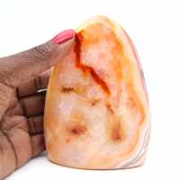 Cornaline Polie de Madagascar - Spécimen Pierre Naturelle pour Décoration et Science