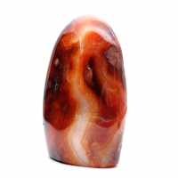 Cornaline Polie Ornement Moyen - Minéral Authentique Madagascar pour Intérieur