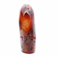 Cornaline Polie Ornement Moyen - Minéral Authentique Madagascar pour Intérieur