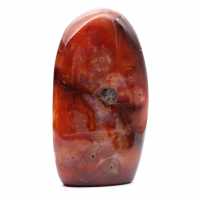 Cornaline Polie Petit Spécimen - Minéral Authentique Madagascar pour Collection et Déco