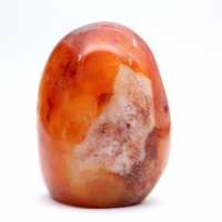 Cornaline Polie Miniature - Ornement Pierre Naturelle de Collection (Madagascar)