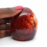 Cornaline Polie Très Petit Ornement - Minéral Authentique de Madagascar (225g)