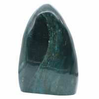 Großer Dekostein Polierter grüner Jaspis, Mineral Madagaskar