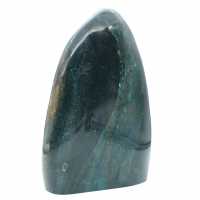 Großer Dekostein Polierter grüner Jaspis, Mineral Madagaskar