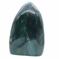 Großer Dekostein Polierter grüner Jaspis, Mineral Madagaskar