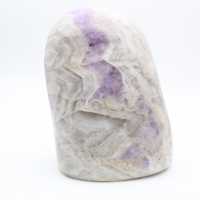 Polierter Amethyst, massives Mineralornament, Exemplar, Madagaskar
