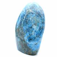 Grande Apatite polie, spécimen décoratif, pierre naturelle de Madagascar