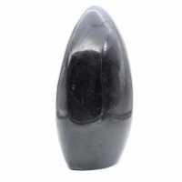 Tourmaline polie, spécimen minéral massif, décoration intérieure, Madagascar
