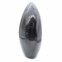 Tourmaline polie, spécimen minéral massif, décoration intérieure, Madagascar