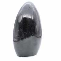 Tourmaline polie, spécimen minéral massif, décoration intérieure, Madagascar