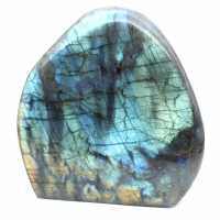 Polierter Labradorit, großes Mineralornament, Sammlerstück, Madagaskar