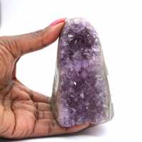 Druse Améthyste Brésilienne : Décoration Intérieure Minérale