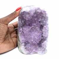 Amethyst geode Brazil, zen decor