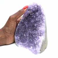 Amethyst geode, meditation